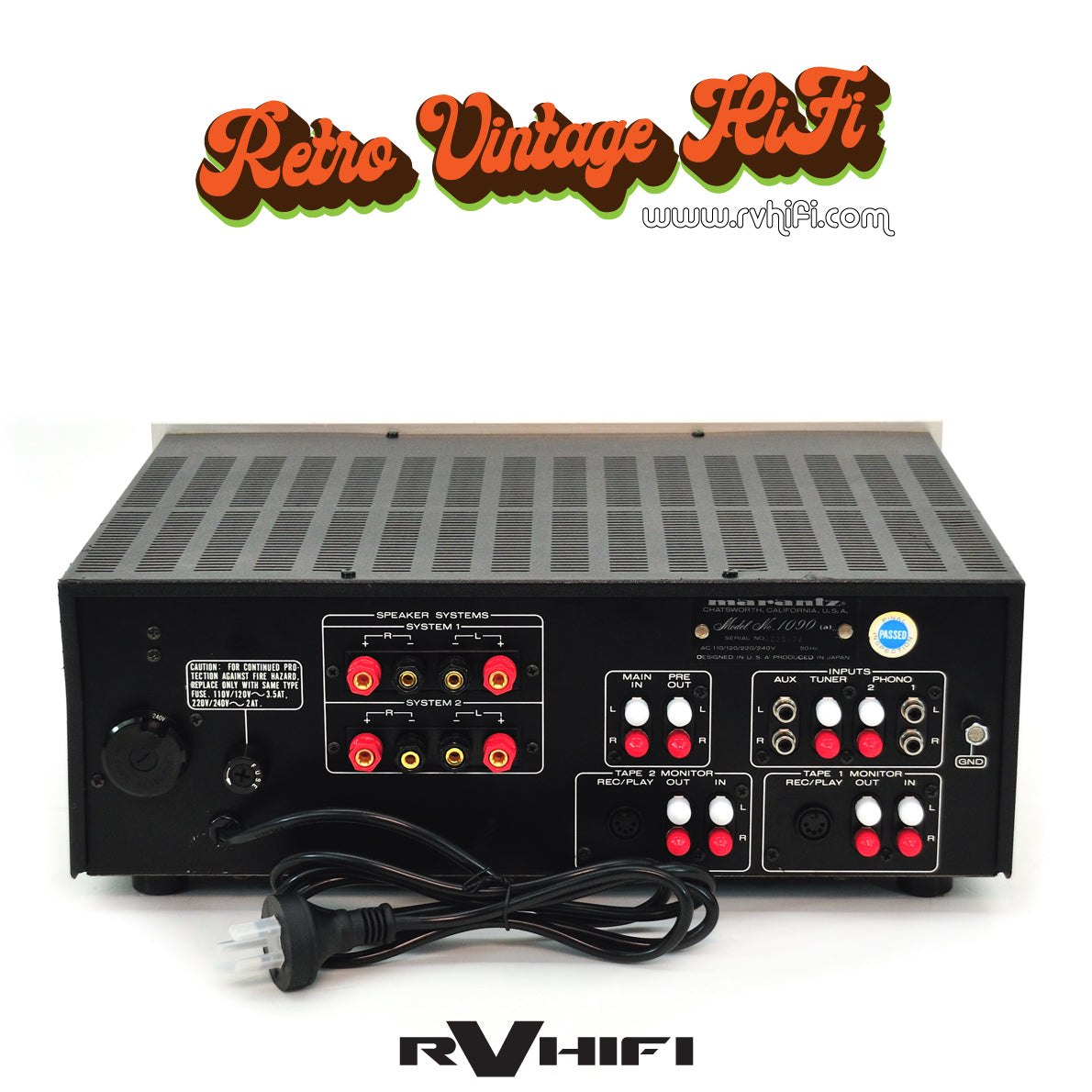 Marantz MODEL 1090 Stereo Console Amplifier