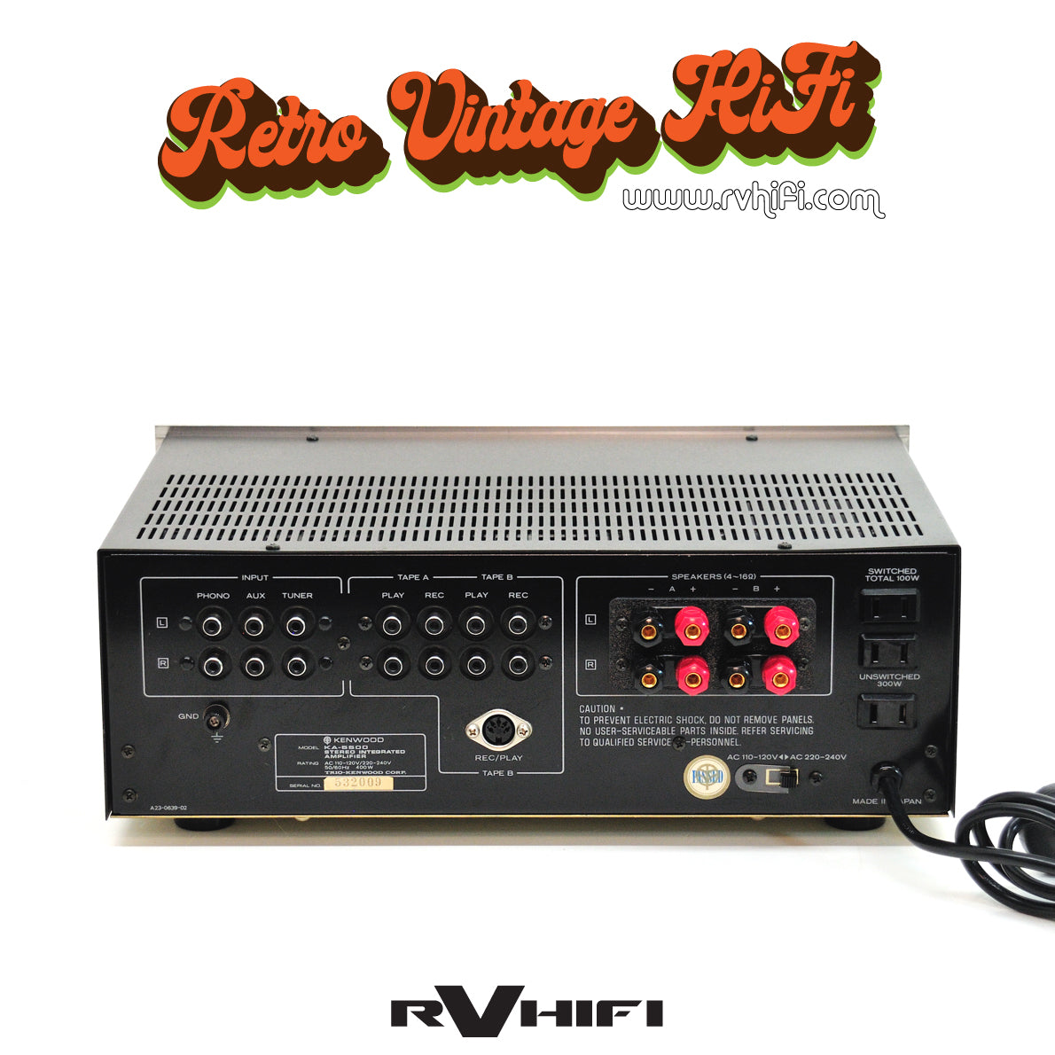 Kenwood KA-5500 Stereo Integrated Amplifier