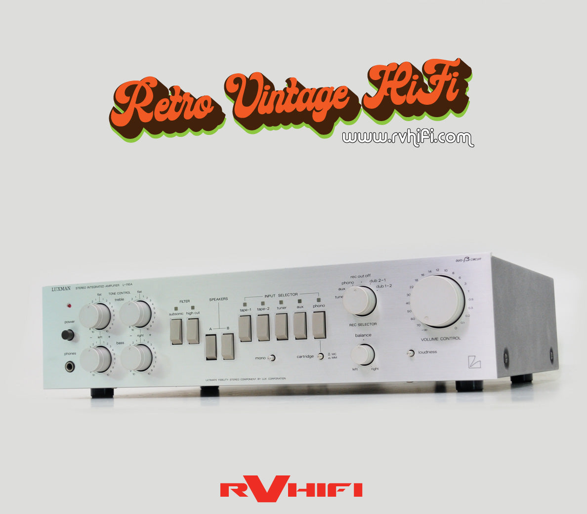 Luxman L-116A Solid State Stereo Integrated Amplifier RV HI FI