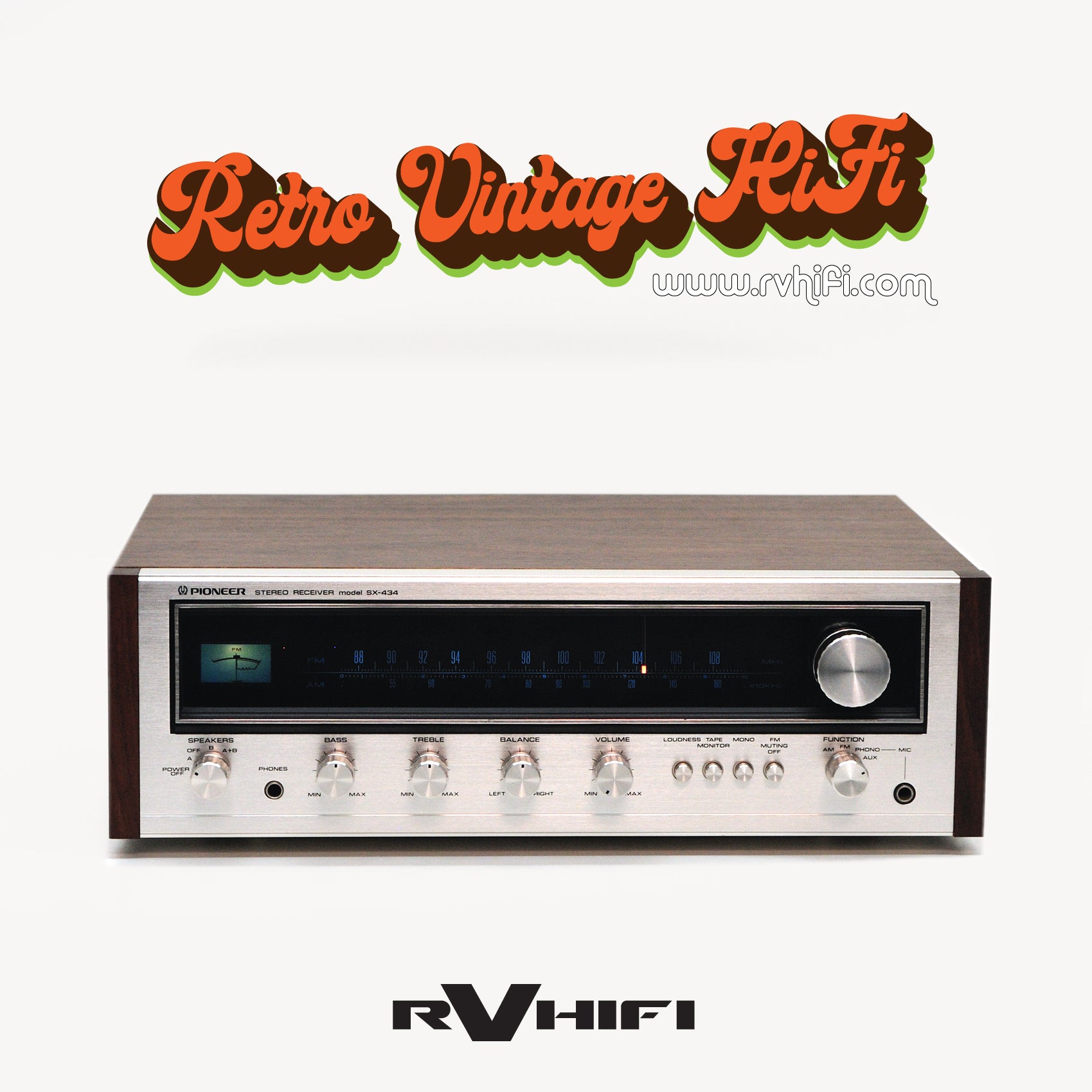 Pioneer SX-434 AM/FM Stereo Receiver