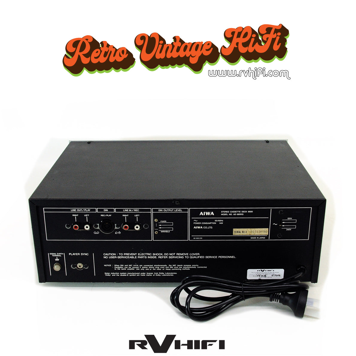 Aiwa AD-6600 Stereo Cassette Deck