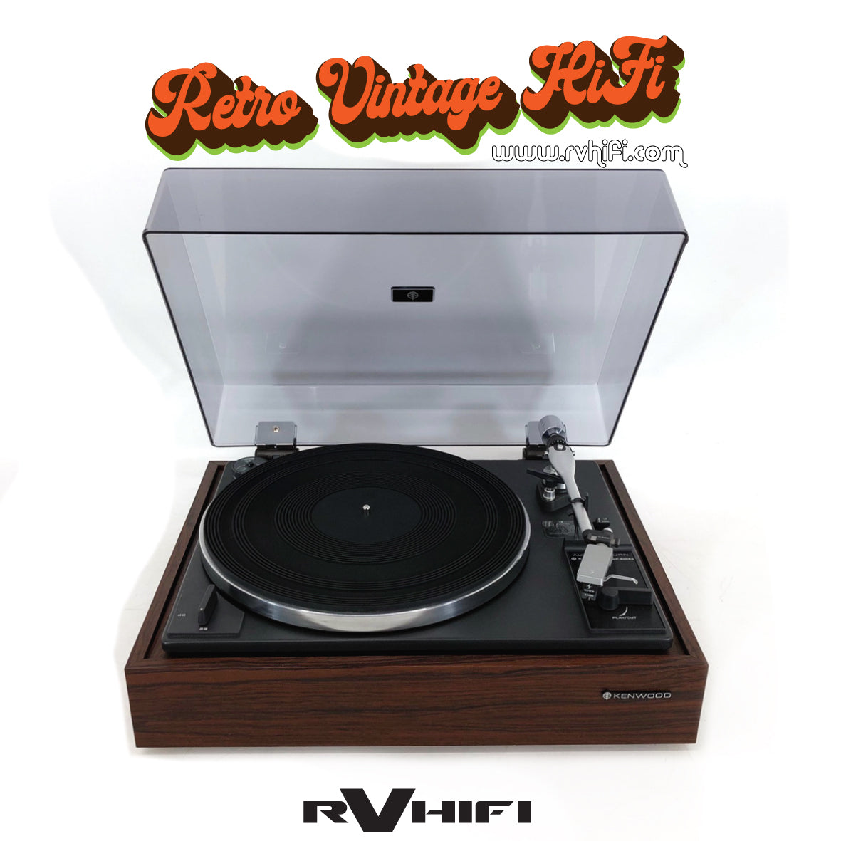 Kenwood KP-2022A 2-Speed Belt Drive Turntable