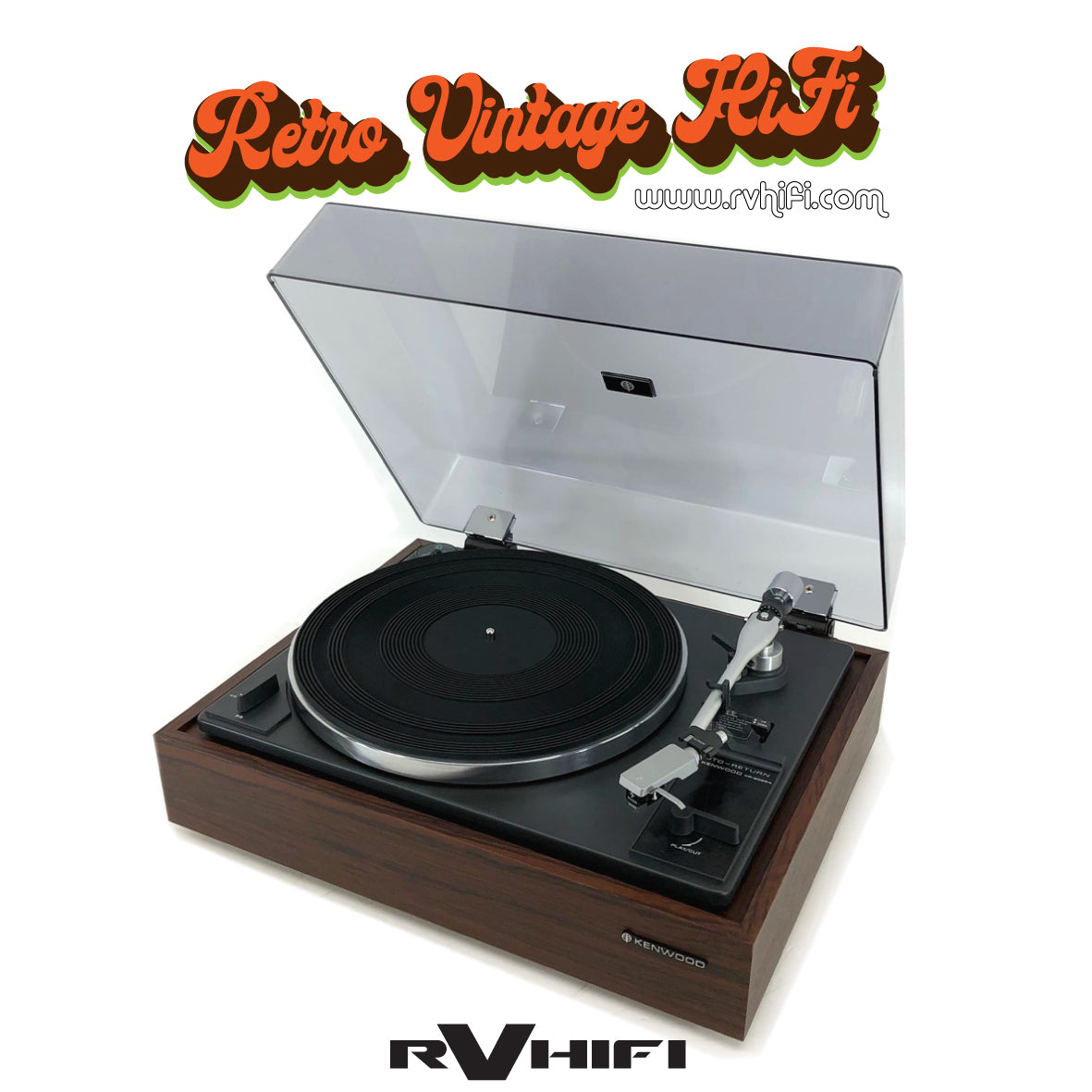 Kenwood KP-2022A 2-Speed Belt Drive Turntable