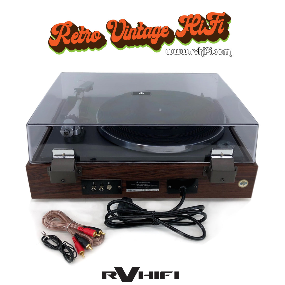 Kenwood KP-2022A 2-Speed Belt Drive Turntable