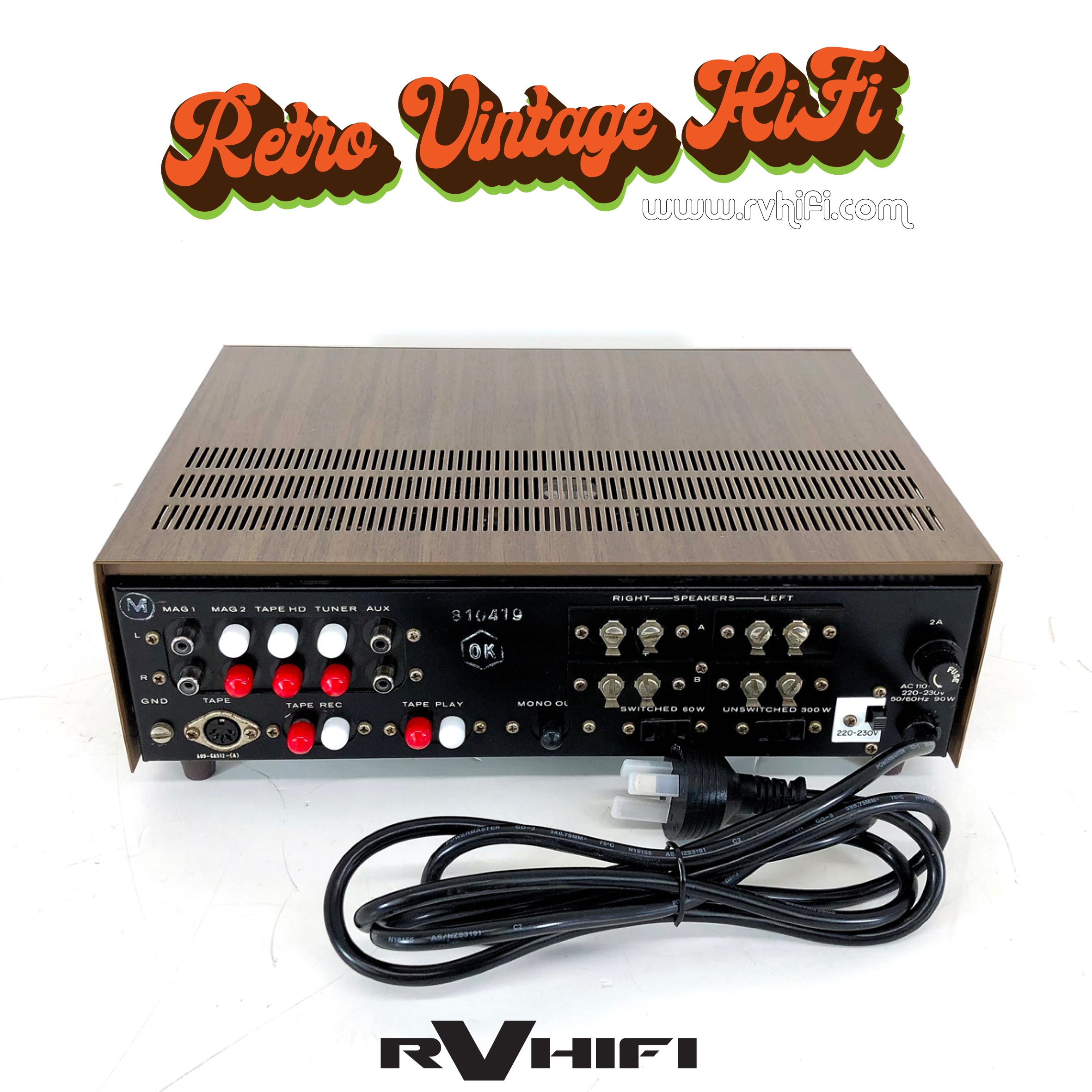 Kenwood TK-250U Solid State Stereo Amplifier