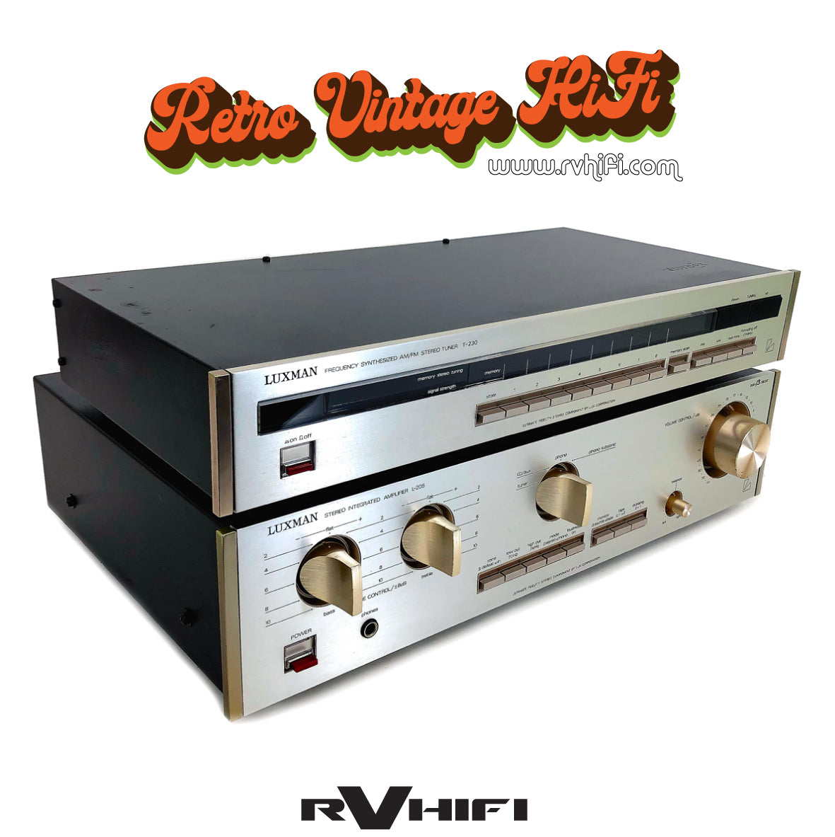 Luxman L-205 Stereo Integrated Amplifier & T-230 AM/FM Tuner