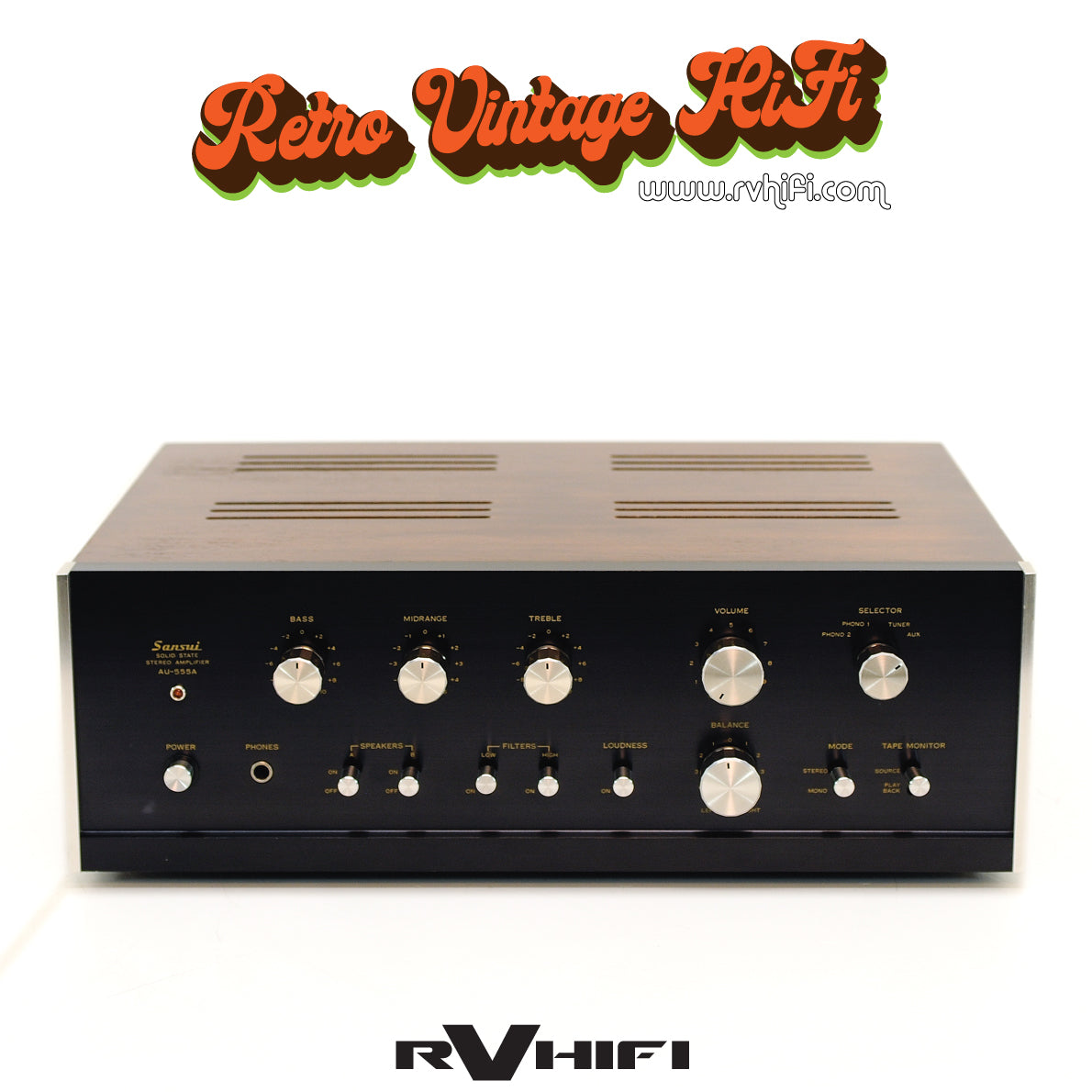 Sansui AU-555A Solid State Stereo Amplifier