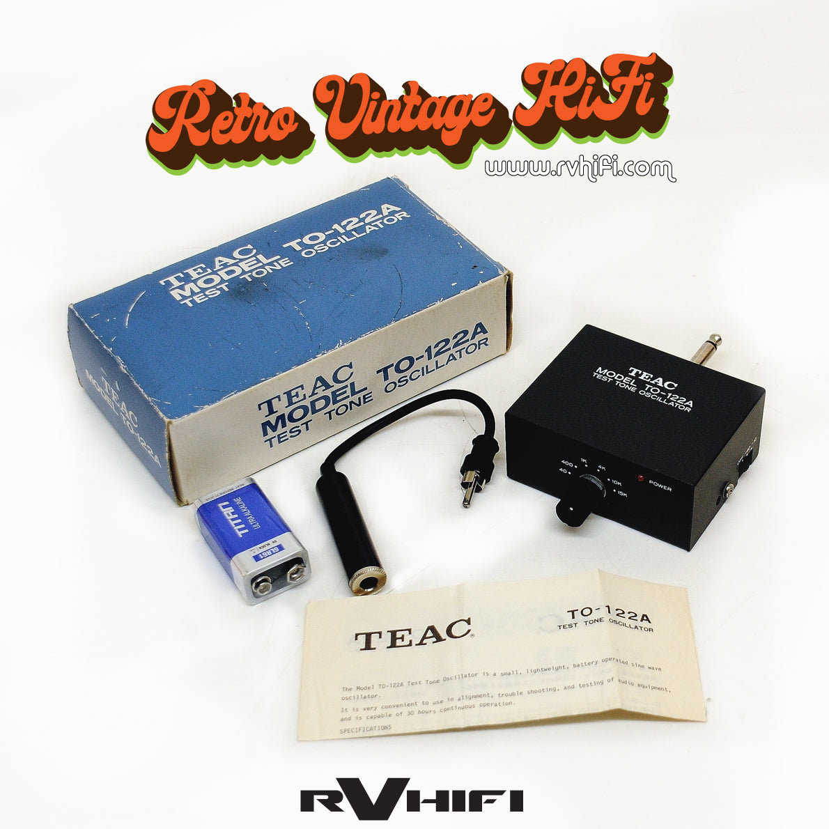 TEAC TO-122A Test Tone Oscillator