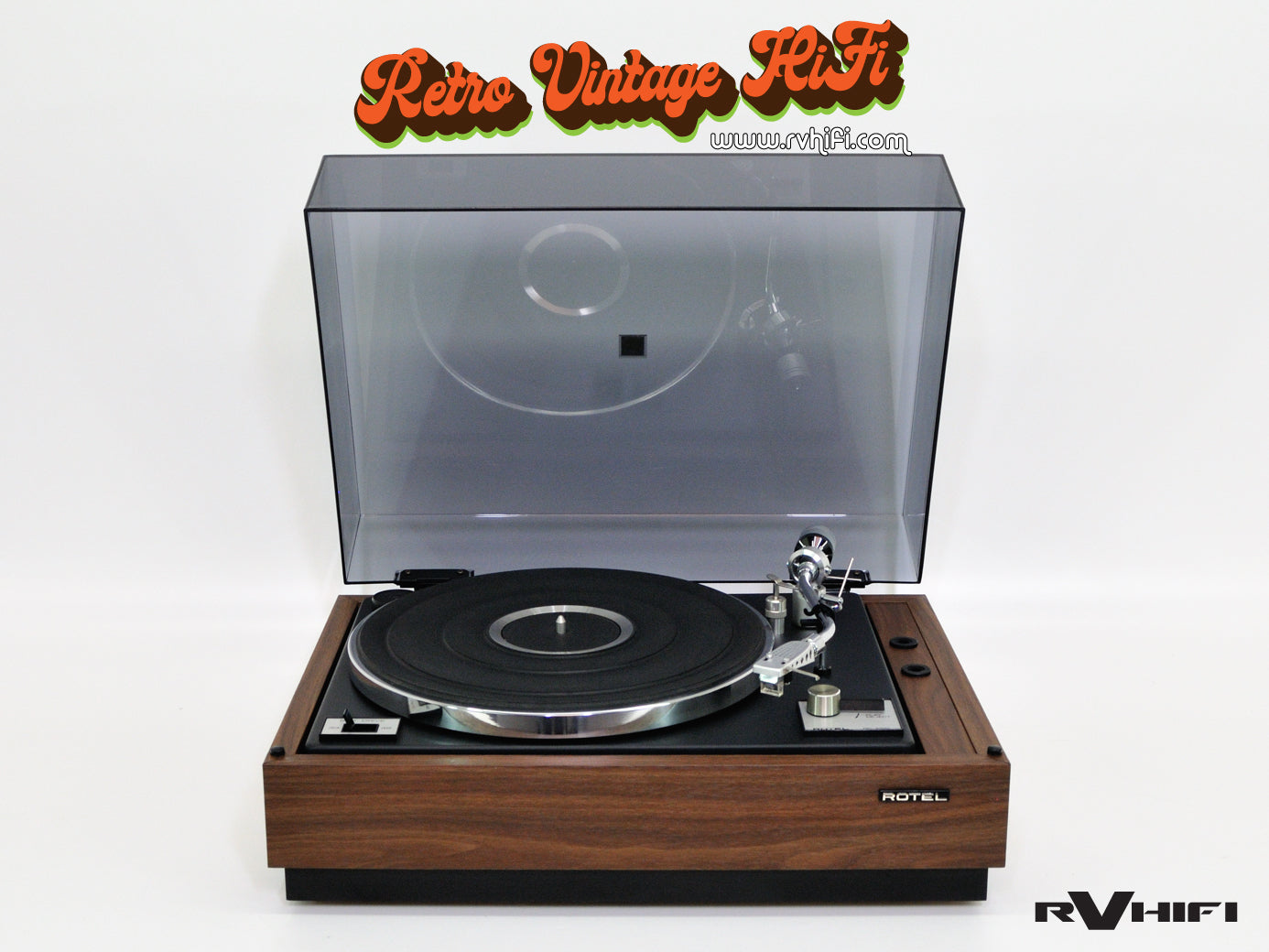 Rotel RP1000 2-Speed Semi-Automatic Belt-Drive Turntable