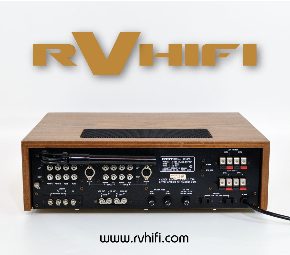 Rotel RX-800 AM/FM Stereo Receiver – RV HI FI