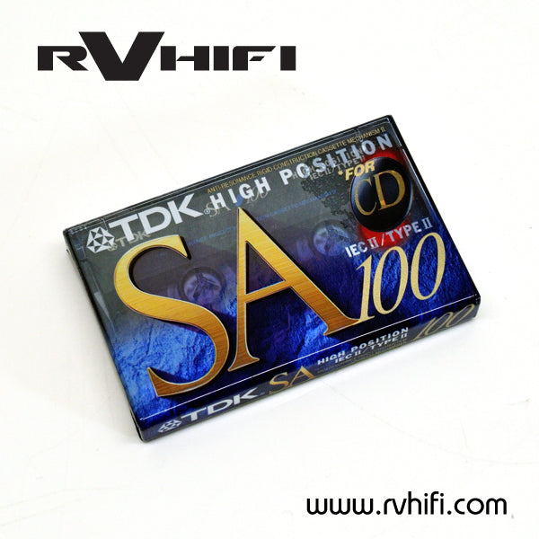 TDK SA100 Cassette Tape RV HI FI